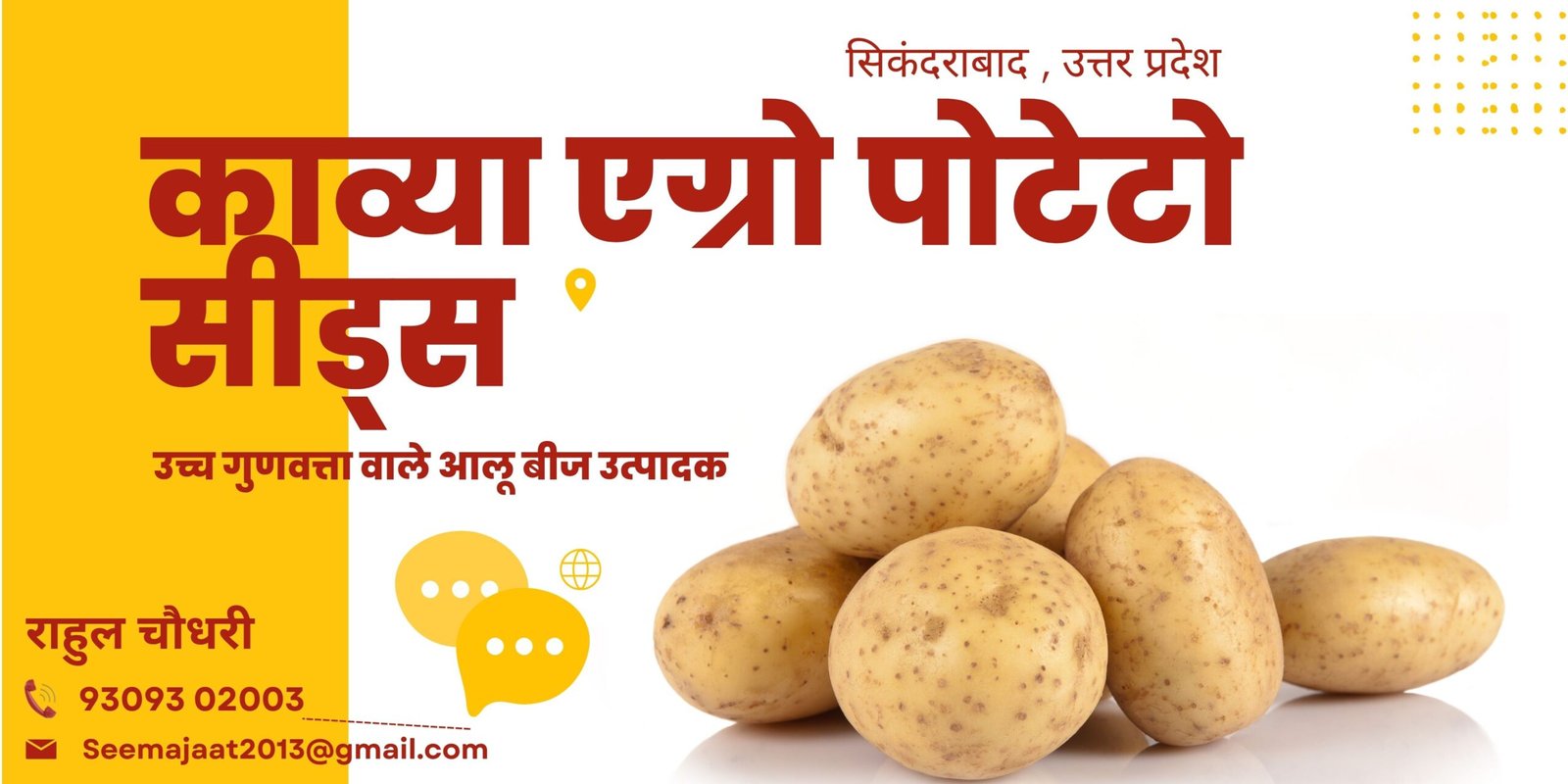 Kavya Agro Potato Seeds. Best Potato Seeds in Uttar Pradesh