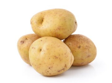 potato isolated on white background